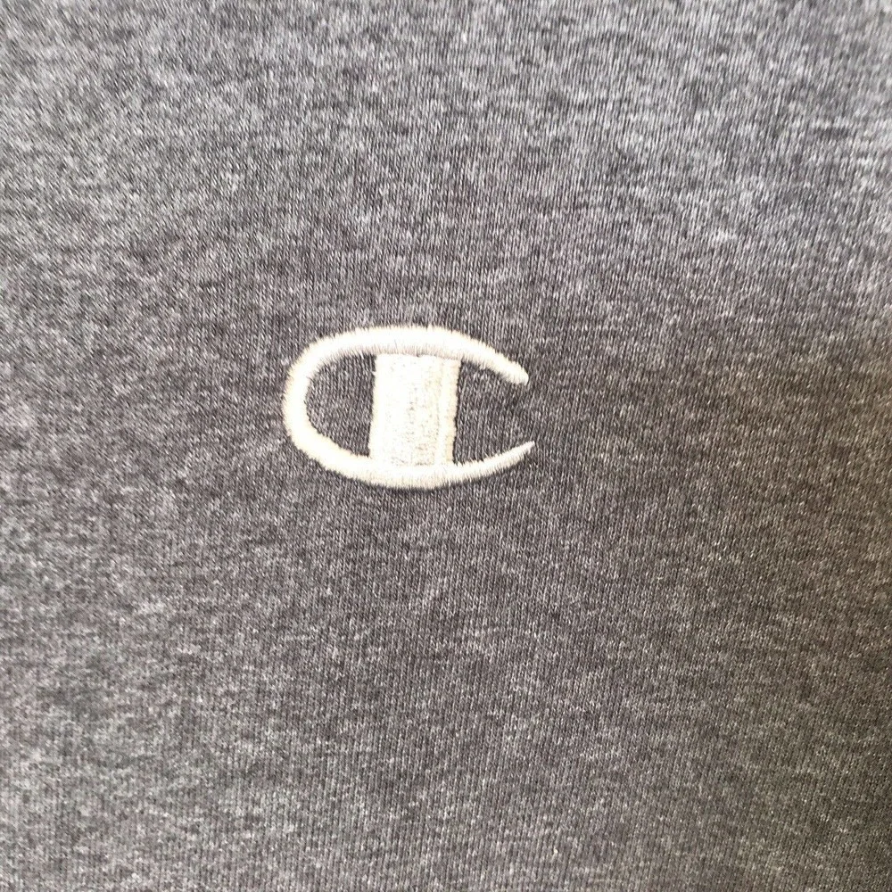 Champion T Shirt SzL Gray Short Sleeves Unisex Pre-Owned 9923 - Picture 4 of 9